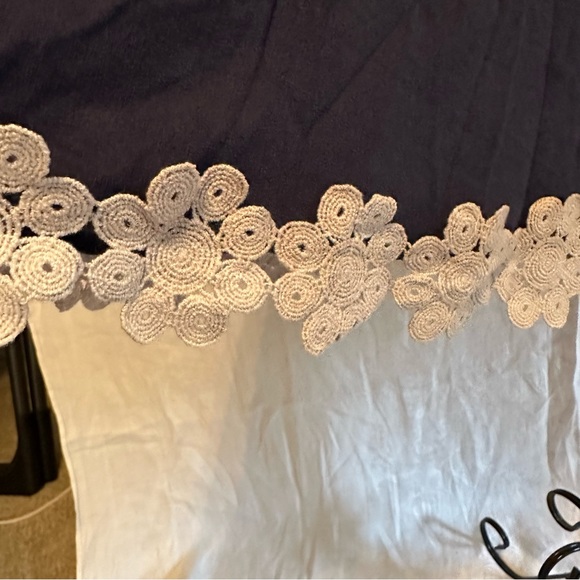 NWT Alter’d State, Medium, Navy Blue sleeveless dress. Lace hem. - Picture 11 of 11